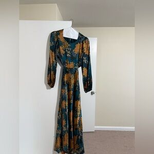 ASTR the Label Quinn Floral Cutout Maxi Dress